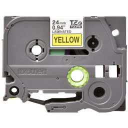 Banda continua Brother TZE651, 24mm x 8m, laminata pentru aparat de etichetare imprimanta