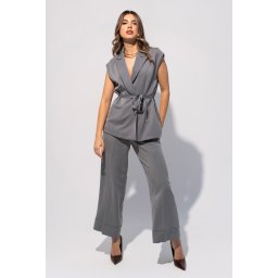 Pantaloni Maggy, gri
