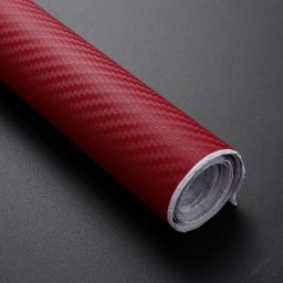 Folie colantare auto Carbon 3D - Rosu (3m x 1,27m) FAVLine Selection