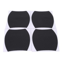 Set 4 bucati protectie zgarieturi manere usa din autocolant carbon 3D Negru FAVLine Selection