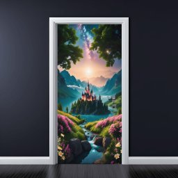 Folie imprimata color pentru decor Usa, dimensiune 200 x 90cm, model: AVX-DR15 FAVLine Selection