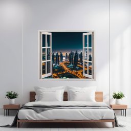 Folie imprimata color pentru decor perete locuinta, dimensiune 125 x 110cm, model: VIEW TO HAVEN 05 FAVLine Selection