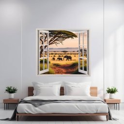 Folie imprimata color pentru decor perete locuinta, dimensiune 125 x 110cm, model: VIEW TO HAVEN 08 FAVLine Selection