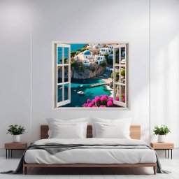 Folie imprimata color pentru decor perete locuinta, dimensiune 125 x 110cm, model: VIEW TO HAVEN 13 FAVLine Selection