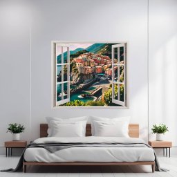 Folie imprimata color pentru decor perete locuinta, dimensiune 125 x 110cm, model: VIEW TO HAVEN 23 FAVLine Selection