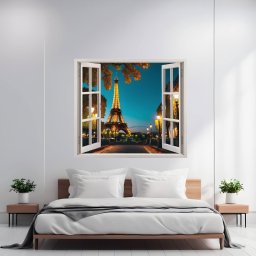 Folie imprimata color pentru decor perete locuinta, dimensiune 125 x 110cm, model: VIEW TO HAVEN 26 FAVLine Selection