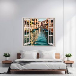 Folie imprimata color pentru decor perete locuinta, dimensiune 125 x 110cm, model: VIEW TO HAVEN 27 FAVLine Selection