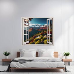 Folie imprimata color pentru decor perete locuinta, dimensiune 125 x 110cm, model: VIEW TO HAVEN 34 FAVLine Selection