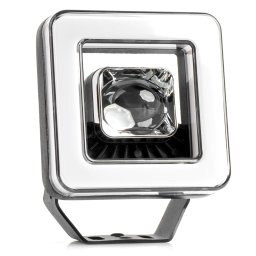 Proiector LED cu Angel Eye model AWL57, pozitie, semnalizare, faza lunga/scurta, pentru Off-Road, ATV, SSV, putere 45W, 8000lm, tensiune 9-36V, dimensiuni 114,5 x 114,5 x 51 mm FAVLine Selection