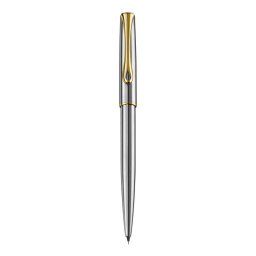 DIPLOMAT Traveller - Stainless Steel Gold - creion mecanic 0.5mm