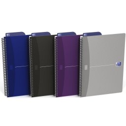Caiet cu spirala B5, OXFORD Office Essentials, 90 file - 90g/mp, Scribzee, coperta carton - mate