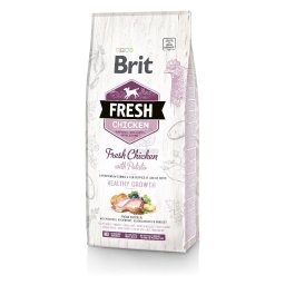 Brit Fresh Puppies & Junior Dogs Healthy Growth - Chicken & Potato 2,5 kg