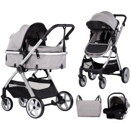 Carucior Chipolino Vista 3 in 1 cloud grey