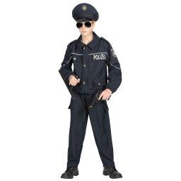 Costum politist german polizei - 8 - 10 ani / 140 cm