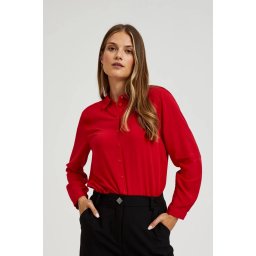 Marisse Women's Shirt L-Ko-4600 Red
