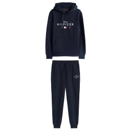 TOMMY HILFIGER Trening bleumarin / roșu / alb