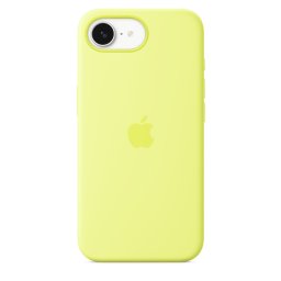 Apple iPhone 16e Silicone Case – Neon Yellow - SEASONAL