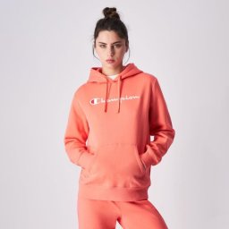 Champion Hanorac pentru femei Big Logo Slim Fit Red XL