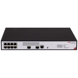 Switch L2+, 8 x RJ45 1G PoE 802.3af at, 2 x SFP 1G, Management, 1U - HIKVISION DS-3E2510P-H