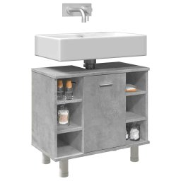 Dulap de baie, gri beton, 60 x 32 x 53,5 cm, PAL GartenMobel Dekor