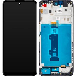 Piese si componente Display cu Touchscreen Motorola Moto E32s / E22s, cu Rama, Negru, Service Pack 5D68C20795