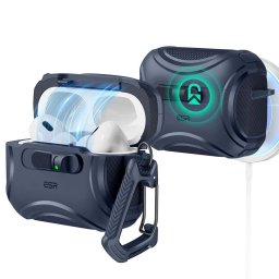 Husa Apple AirPods Pro 3 - Cyber FlickLock HaloLock - Blue