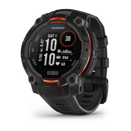 Smartwatch Instinct 3 45 mm, Solar, Black with black band