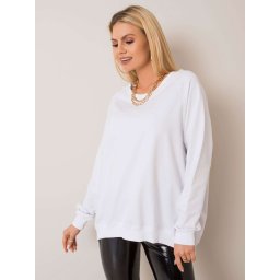 RUE PARIS Tricou alb din bumbac