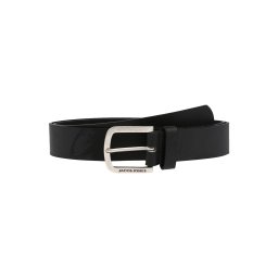 JACK & JONES Curea 'Harry' negru / argintiu