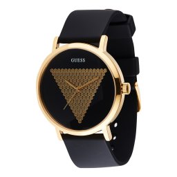 GUESS Ceas analogic 'Imprint' auriu / negru