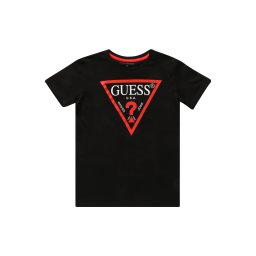 GUESS Tricou roșu deschis / negru / alb