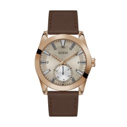 GUESS Ceas analogic 'Greyson' maro / auriu