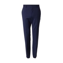 BOSS Pantaloni cu dungă 'Genius' albastru închis