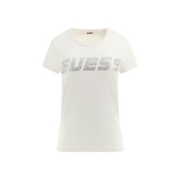 GUESS Tricou funcțional 'KIARA' argintiu / alb