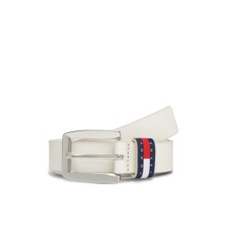 Tommy Jeans Curea 'BOLD 3.0' alb