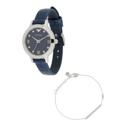 Emporio Armani Ceas analogic bleumarin / argintiu