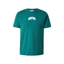 GANT Tricou verde smarald / alb
