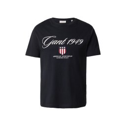 GANT Tricou albastru marin / roşu închis / negru / alb