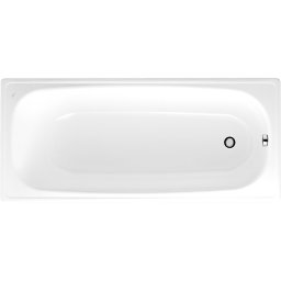 JIKA H2340600000001 - Cadă RIGA 160x70 oțel/ albă