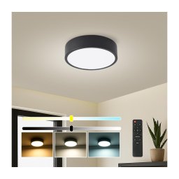 Brilagi - Lampă LED dimabilă pentru piscină POOL LED/18W/230V 3000-6000K 20 cm negru + telecomandă