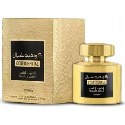 Lattafa Lattafa Confidential Private Gold EDP parfumuotas vanduo Unisex, 100 ml
