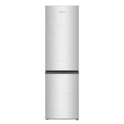 Combina frigorifica STARCREST SC-170IX-E, 170 L, Clasa E, Less Frost, Termostat reglabil, Iluminare LED, Suprafata Inox antiamprenta, Picioare ajustabile, Usi reversibile, H 151.8 cm, Inox