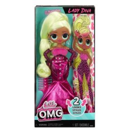 Papusa Fashionista L.O.L. Surprise! O.M.G. - Lady Diva, cu accesorii