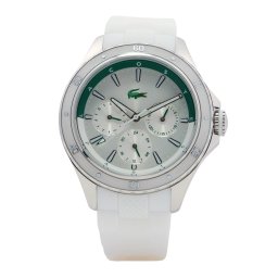 LACOSTE Ceas analogic 'Santorini' verde / alb