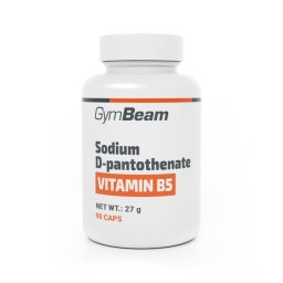 GymBeam Vitamina B5 (D-pantotenat de sodiu) 90 caps.