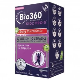 NaturesAid Kidz Pro-5 Microbiotic pentru Copii Multistrain 90g