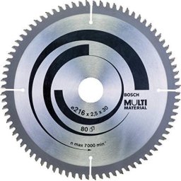 Panza ferastrau circular pentru lemn/metal, 216x30 mm, 80 dinti