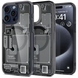 Husa Husa pentru iPhone 15 Pro Max - Ultra Hybrid MagSafe Zero One - Black