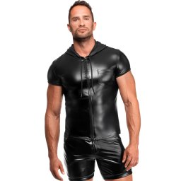 Noir Handmade H085 Vexen Hooded T-Shirt Black XL