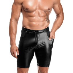 Noir Handmade H089 Onyx Hybrid Biker Shorts Black L